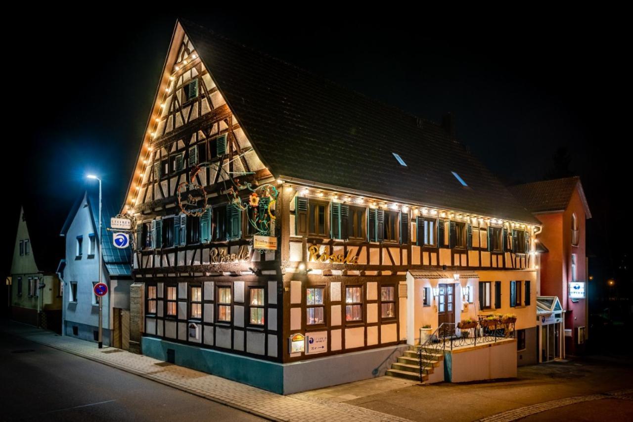 Gasthaus Roessle Bretzfeld ภายนอก รูปภาพ
